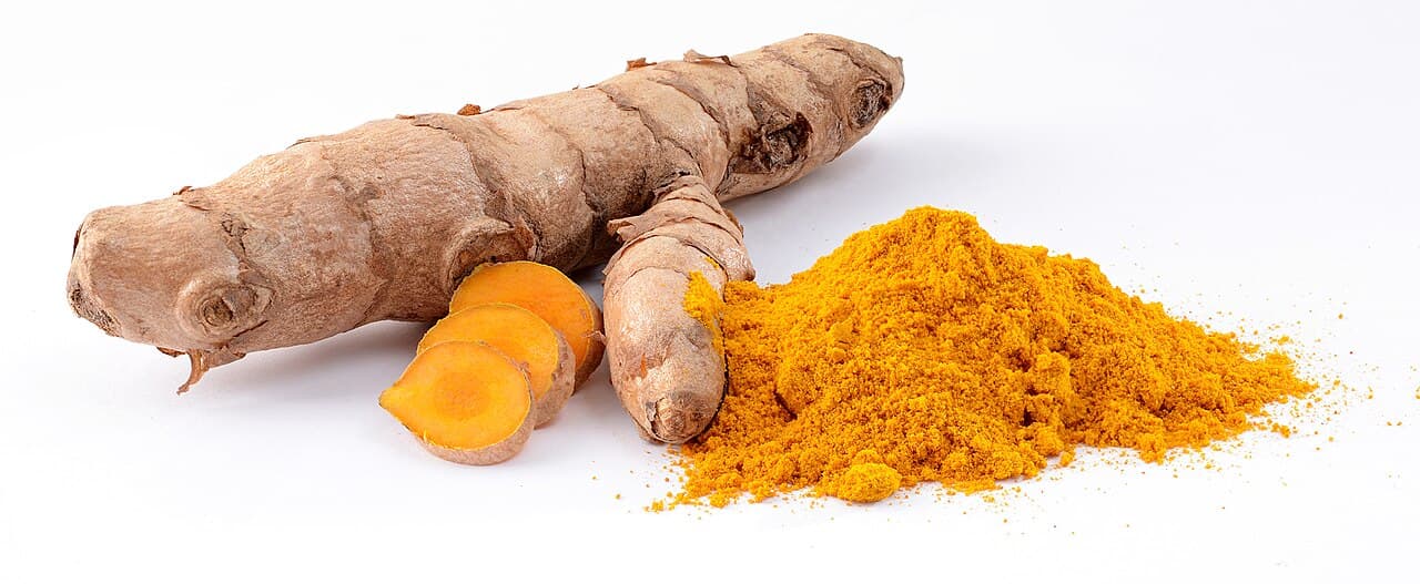 High-curcumin Indonesian dried turmeric fingers and polished rhizomes
